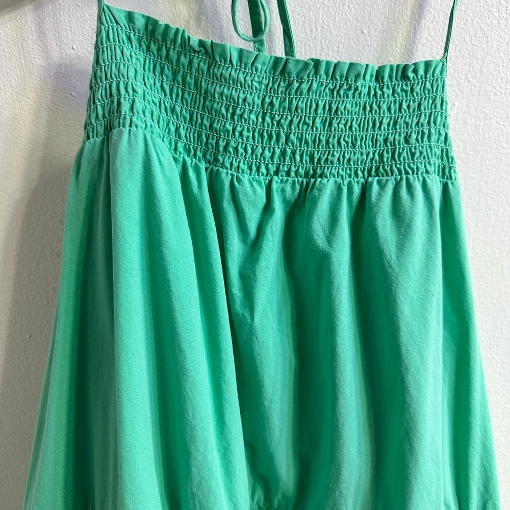 American Eagle Outfitters Teal Halter Dress - Picture 4 of 9
